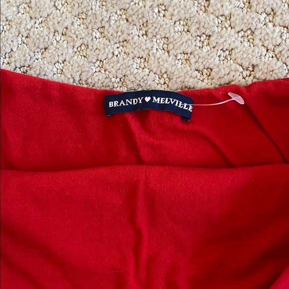 Brandy Melville Red Tube Top - Picture 2 of 2